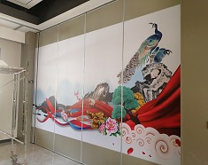 三山畫活動(dòng)屏風(fēng)